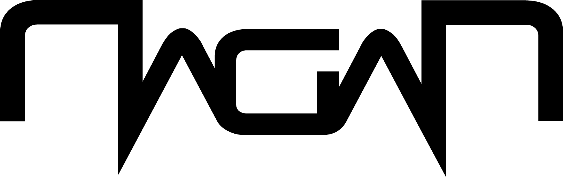 PAGAN primary logo — black wordmark